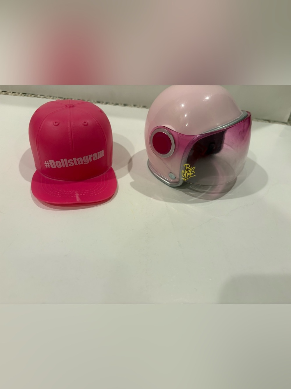 My Life Doll Hats (Baseball Cap and Helmet)